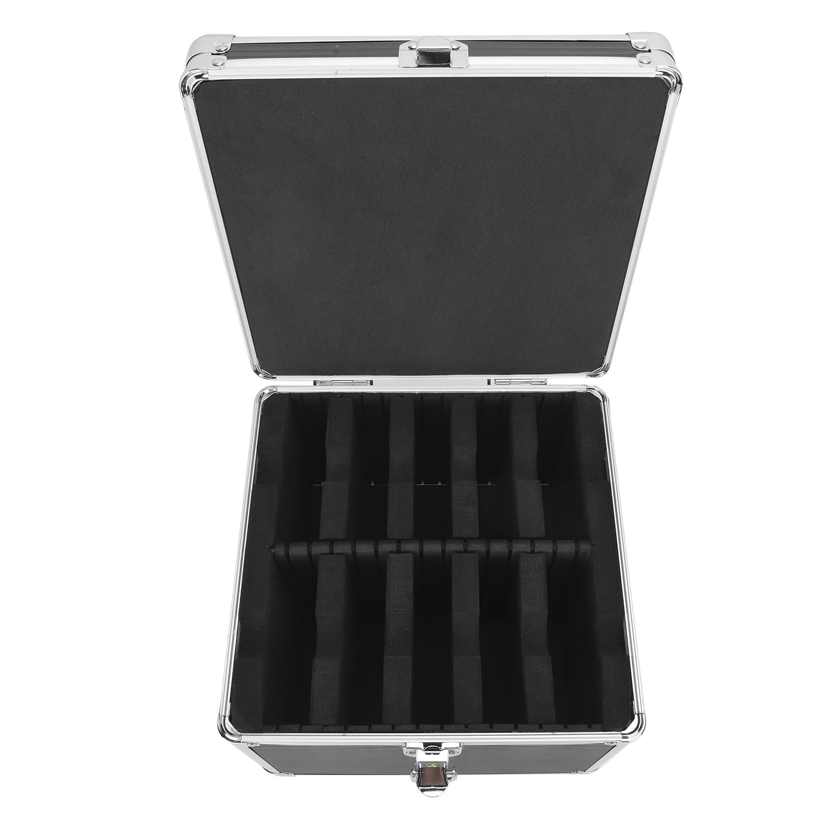 2.5 3.5 IDE SATA HDD Aluminum & EVA Protection Suitcase，Suitcase for 8 x 3.5 & 6 x 2.5 inch Hard Drive 