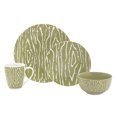 thumbnail image 1 of Vajilla de Porcelana Crown Baccara 16 piezas para 4 personas - Luril Verde, 1 of 4