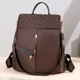 thumbnail image 2 of Mochilas de mujer de gran capacidad con cremallera Oxford sólida 2024, bolsos clásicos casuales de alta calidad, bolsos escolares con bolsillo interior de tapa blanda, 2 of 5