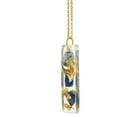 thumbnail image 2 of Long Rectangle Chain Necklace, 2 of 6