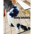 thumbnail image 3 of SEASUM High Waist Yoga Capris For Women Tummy Control Tie Dyed Butt Lift Leggings Textured Workout Pants Sports Tights Ocean S, 3 of 6