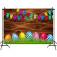 thumbnail image 1 of Newborn Cartoon Rabbit Floral Background Spring Photo Studio Booth Backdrops Kids Flowers Outdoor People, 1 of 1