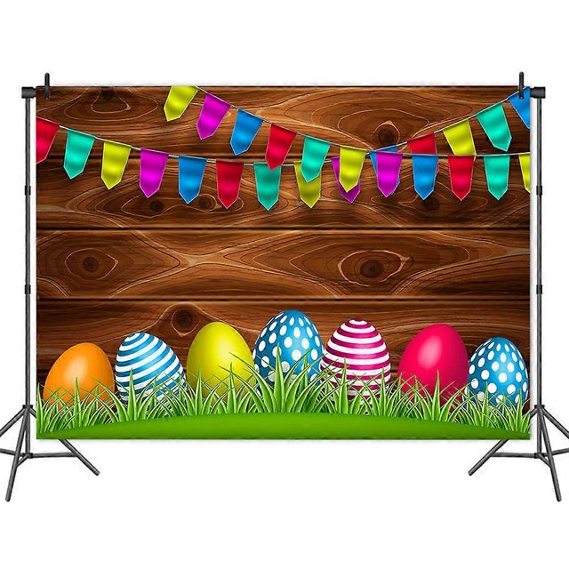 Newborn Cartoon Rabbit Floral Background Spring Photo Studio Booth Backdrops Kids Flowers Outdoor People