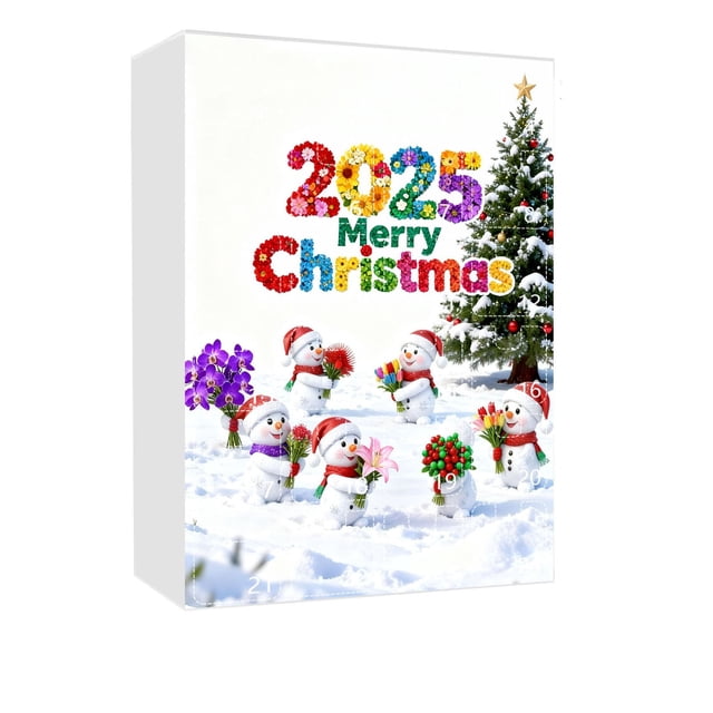 Christmas Tree Decorations Christmas Decor Calendar Snowman Acrylic Tree Countdown Pendant Christmas Countdown Calendar