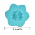thumbnail image 5 of Shoreew Silicone Soap Dish Lotus Shape Soap Holder with Drainage Holes Non-Slip Soap Holder for Bathroom Kitchen Countertop Shower Caddy Decoration, 5 of 7