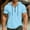 #130-Sky Blue, variant on Ceisia Men's Athletic Short Sleeve Zip Up Hoodie Casual Workout Gym Top Lightweight Breathable Moisture Wicking Training Performance Sport Tee Gifts for Father