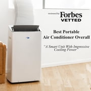 Whynter ARC-1230WNH Smart Wi-Fi Portable Air Conditioner Inverter Dual Hose, 14,000 BTU ASHRAE/12,000 BTU SACC, 600 Sq Ft, Heater, Dehumidifier & Fan