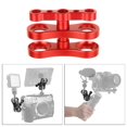 thumbnail image 4 of 1" inch Ball Clamp for Underwater Diving System System Photography Diving Camera Weight: 110g Size: 70x42mm/ 2.76 x 1.77 inch - red, 4 of 8