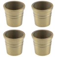 thumbnail image 1 of Quluxe 4 Piezas Tapas para Pies de Mesa 1.33 Pulgadas Aleación de Zinc Redondas Cubiertas para Patas de Muebles Protector de Piso Estilo Moderno Silla de Mesa Funda para pies de sofá - Dorado, 1 of 5