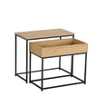 thumbnail image 1 of Mesa Auxiliar buro con Cajón Removible Color Café Ilios Innova, 1 of 9