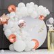 thumbnail image 3 of Kit de globos de látex, oro rosa blanco, 88 unidades, para bodas, 3 of 3