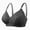 Black, variant on Joau Women's Comfort Wire Free Bras Floral Lace Lightly Lined Breathable Brassiere Push Up Bra Full-Coverage Bralettes Shaping Lingerie Adjustable Everyday Underwear