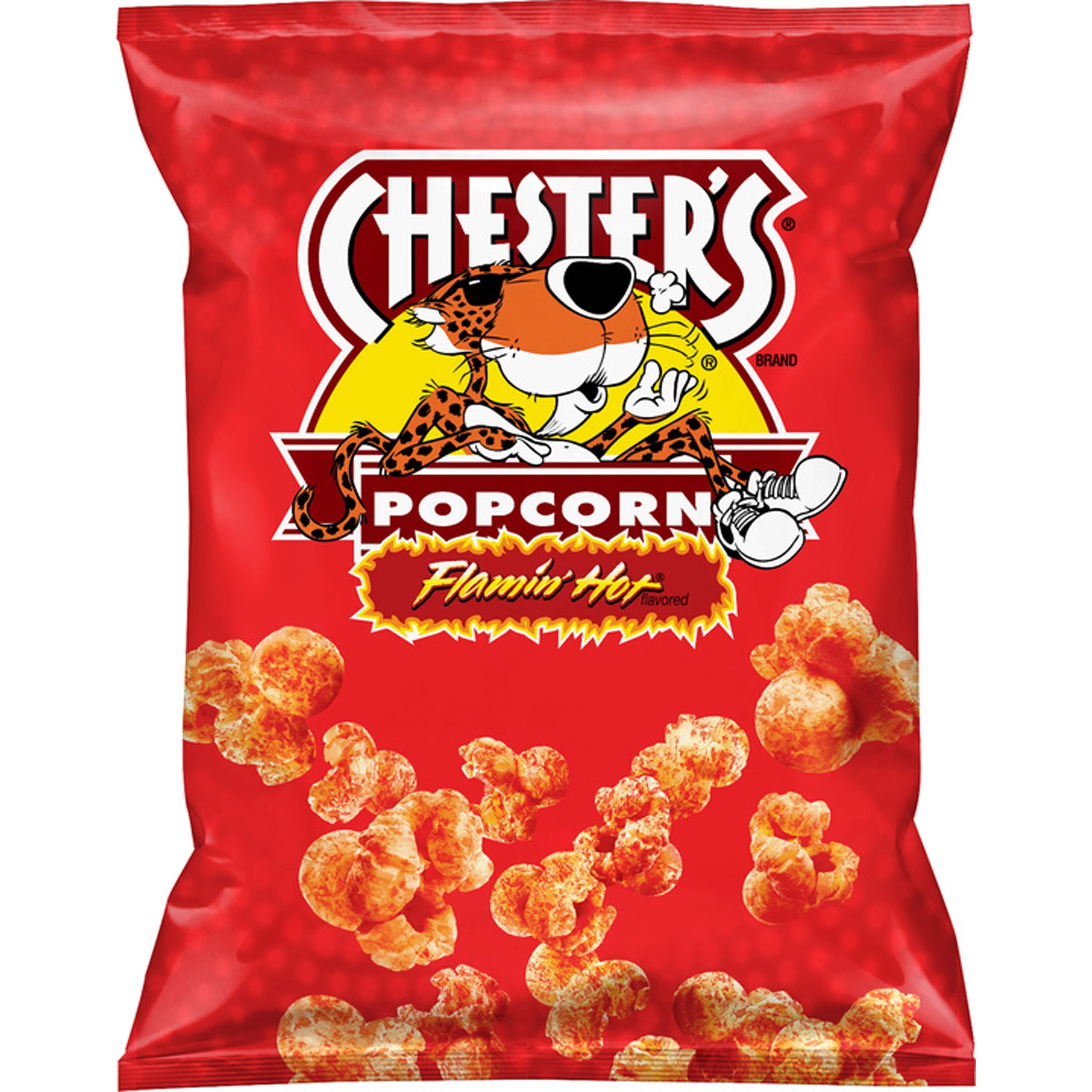 (4 Pack) Chesters Flamin' Hot Popcorn, 4.25 oz