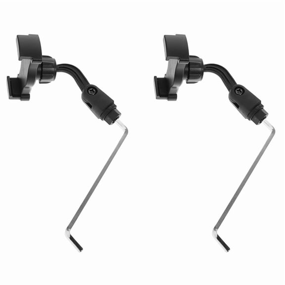 2X Mobile Phone Holder Saxophone Stand Support Music Attachment Bracket Grip Mount Clip Cell Kickstand Music Stand