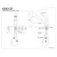 thumbnail image 2 of Kingston Brass KB801SP Pull-Out Kitchen Faucet, Polished Chrome, 2 of 2
