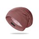 thumbnail image 1 of wonima11 100% Mulberry Silk Bonnet for Sleeping Women, Silk Hair Wrap for Sleeping, Silk Sleep Bonnet for Women&Men, Real Silk, Not Satin, Reddish Brown, 1 of 1