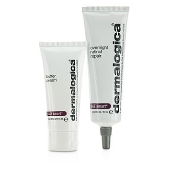 forår vores Autonom Dermalogica - Age Smart Set: Overnight Retinol Repair 30ml + Buffer Cream  15ml 2pcs - Walmart.com