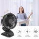 thumbnail image 3 of Ventilador pequeño recargable - Negro profundo Xemadio 220111-1, 3 of 9