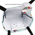 thumbnail image 6 of FORMRS Womens Canvas Tote Bag with Zipper Inner Pocket Shoulder Handbag, Ice Hockey, 6 of 7