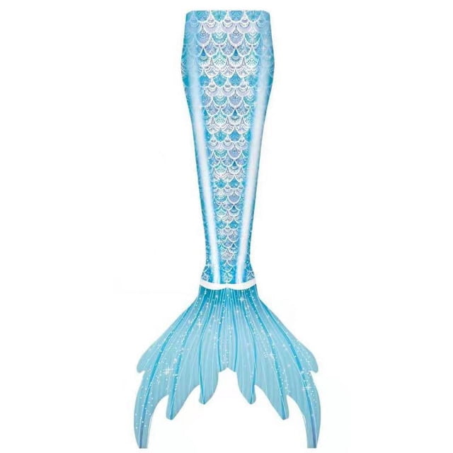 Traje de baño de verano Heldig para niños sin tirantes con cola de pez vestido de princesa
