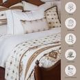 thumbnail image 3 of Hiend Accents Unisex Dakota Reversible 3-Piece Full/Queen Quilt Set - WS2037-FQ-OC One Size, 3 of 11
