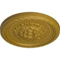 thumbnail image 3 of Ekena Millwork 11 1/2"OD x 1"P Palmetto Ceiling Medallion, Hand-Painted Pharaohs Gold, 3 of 7