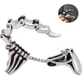 thumbnail image 1 of Anillo abierto ajustable con articulación de nudillos de escorpión vintage para dedo completo, accesorios para disfraz de Halloween y cosplay, joyería, 1 of 9