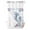 SteelBlue White, variant on No Hook Shower Curtain with Snap-in Liner, Coastal Jellyfish Waterproof Fabric Bathroom Curtains, Summer Beach Nautical Ocean Coral Seahorse Bath Curtains & Mesh Top Window Stand Up Stall 36"x72"