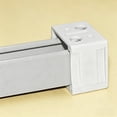 thumbnail image 4 of Mini Blind Brackets White Plastic Profile Box Mounting Window Blinds Headrail Bracket 1Pcs, 4 of 9