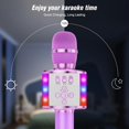 thumbnail image 5 of Intexca Bluetooth Karaoke Microphone, 4-in-1 Wireless Mic with LED Lights for Kids & Adults, 5 of 5