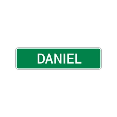 Daniel Boys Children Name Letter Printed Label Novelty Indoor Outdoor Wall Plaque Decoration Aluminum Sign 4"x13.5"