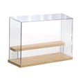 thumbnail image 1 of Vitrina vertical de acrílico transparente CUTICAT soporte a prueba de polvo para figuras de muñecas 2 capas, 1 of 7