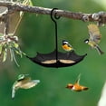 thumbnail image 5 of Umbrella Shaped Bird Feeder Hanging Tray,Seed Tray for Bird Feeders,Hanging Tray Bird Feeder,Bird Trough Bird Feeder Bird Bath Hanging Bird Feeder Tray for Outdoors Garden Yard Decor 6.5"X7.08", 5 of 9