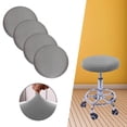 thumbnail image 4 of Coussin de Tabouret Rond Durable Doux Lavable pour Chaise de 12-18 Pouces Gris, 4 of 9