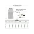 thumbnail image 2 of FASHIONWT Women Solid Slim Fit Round Neck Sleeveless Casual Tank Top, 2 of 3