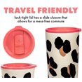 thumbnail image 3 of Vaso de viaje Kate Spade New York Cute de acero inoxidable de 700 ml, 3 of 6