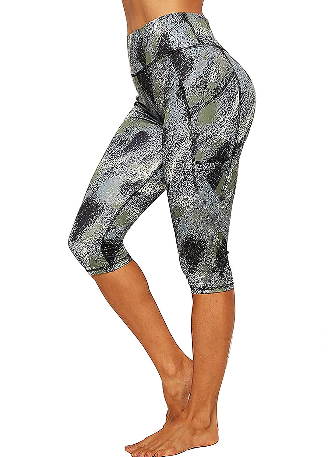 Pockets Basic Workout Active Pants Blue 
