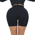 thumbnail image 4 of Gibobby Pantalones De Casuales Para Mujer Mallas deportivas de verano para mujer, pantalones cortos de Fitness sin costuras, mallas de Yoga, pantalones de Yoga de alta elastic(Negro, M), 4 of 5