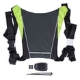 thumbnail image 2 of Gilet de Signalisation LED, Gilet de Signalisation LED pour Cyclisme avec Télécommande pour Cyclisme en Extérieur Vert Clair, Gris, 2 of 7