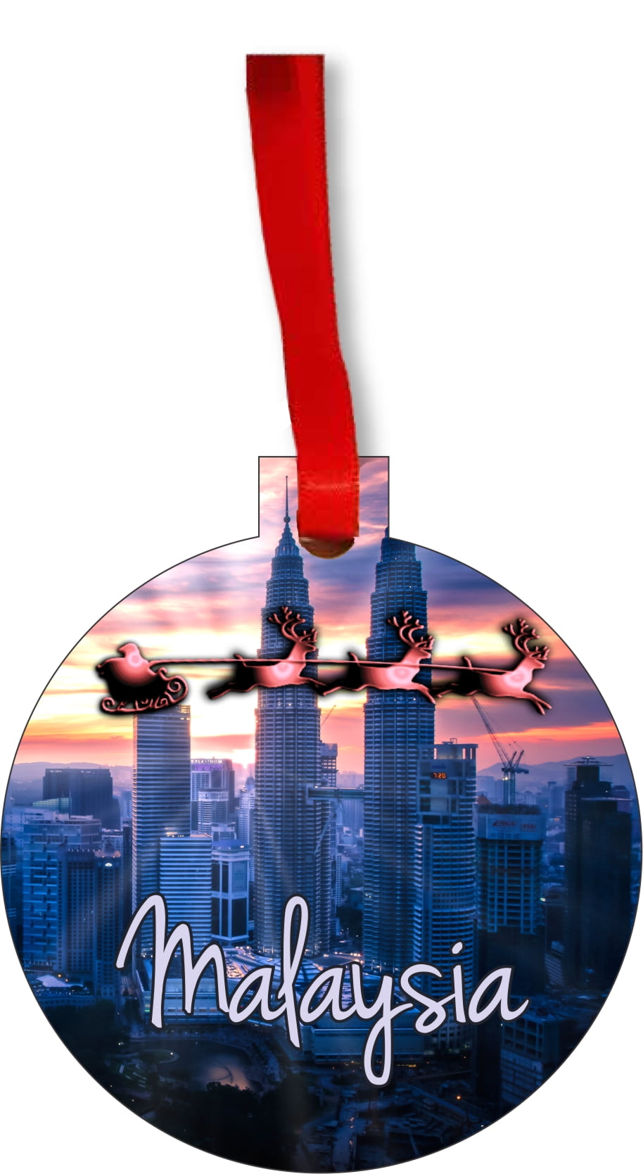 Malaysia Ornament  Malaysia Christmas Ornament  Kuala Lumpur Petronas