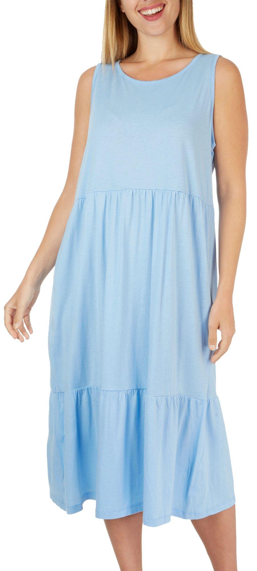 Coral Bay Womens Sleeveless Tank Dress 