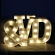 thumbnail image 4 of Luz LED de noche con letras, alfabeto, número, corazón, plástico, adorno para boda, Día de San Valentín, fiesta de cumpleaños, decoración artesanal, 4 of 4
