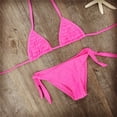 thumbnail image 5 of OSOLU Children Girls Swimsuit Sets Bikini Swimwear Layered Ruffle Trim and Matching Bottom Beach Pool Party Casual Holiday Bathing Suit, 5 of 7