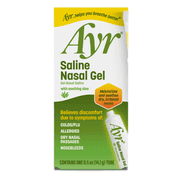Ayr Saline Nasal Gel with Soothing Aloe, For Dry Noses, 0.5 oz