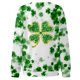 thumbnail image 4 of Xuyuer Women's Round Neck St. Patrick's Day Printed Long Sleeve Shirts Sweatshirt - Festive Holiday Graphic Pullover Top for Seasonal Parties, Gift Exchanges and Cozy Spring Summer Wear, 4 of 5