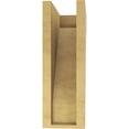 thumbnail image 4 of 5"W x 10"D x 15"H Classic Burlington Rough Cedar Woodgrain TimberThane Corbel, Primed Tan, 4 of 6