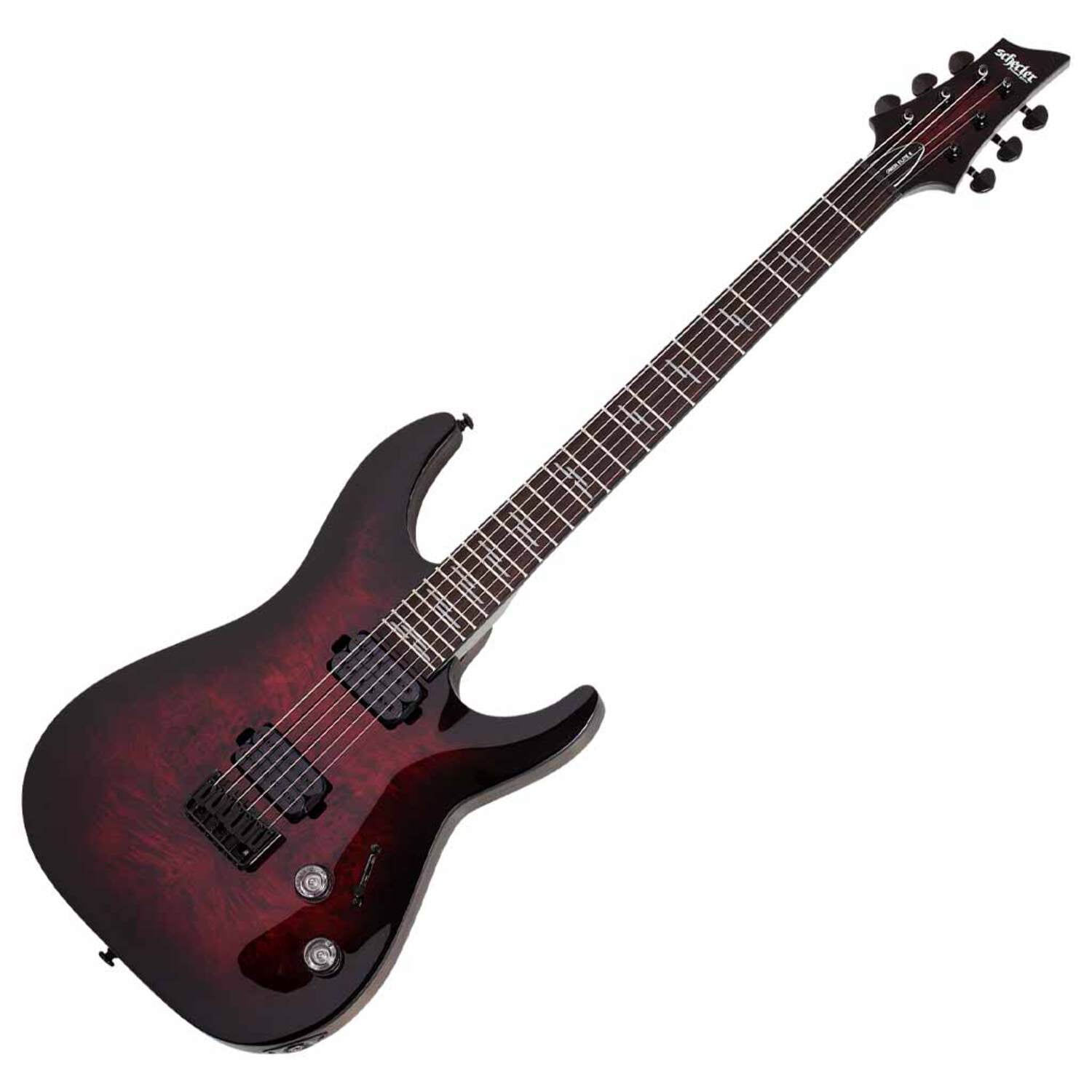 Schecter Omen Elite-6 Electric Guitar - Black Cherry Burst