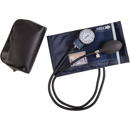 Mabis Economy Manual Blood Pressure Cuff, Aneroid Sphygmomanometer Blood Pressure Kit, (Aneroid Sphygmomanometer Best Brand)