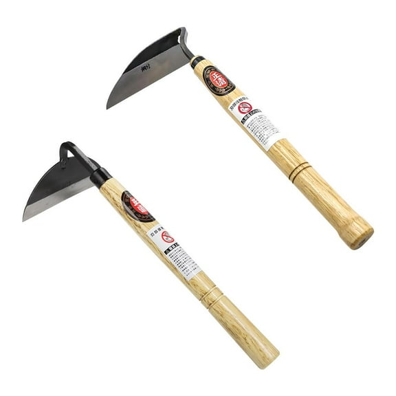 Lttoisl® Japanese Weeding Sickle Hand Sickle, Hand Hoe Weed Remover Tool Japanese Weeding Sickle, Hoe Gardening Tools for Weeding and Cultivating, Stainless Steel Hoe for Gardening Y4Y2