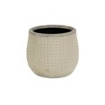 thumbnail image 3 of Osanna Curved Beige Ceramic Pot - Large, 3 of 3